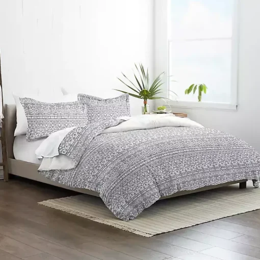 Kirklands Home Duvets|Navy Rustic Modern 2-pc. Twin Duvet Cover Set