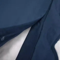 Kirklands Home Duvets|Navy Scallop Edge 3-pc. Full/Queen Duvet Cover Set