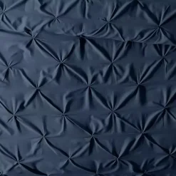 Kirklands Home Duvets|Navy Soft Pinched 3-Pc. King Duvet Cover Set Blue