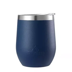 Kirklands Home Glassware & Drinkware|Navy Stainless Steel Wine Tumbler Blue
