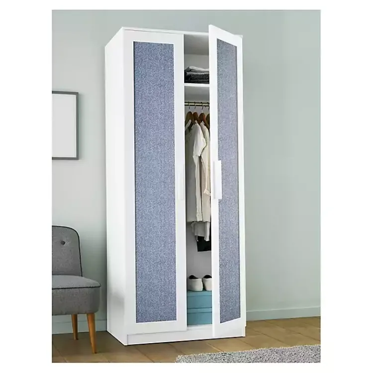 Kirklands Home Wall Murals & Wallpaper|Navy Textured Cross Woven Peel & Stick Wallpaper Blue