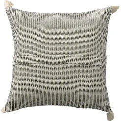 Discount Navy Trapeze Organic Cotton Throw Pillow Pillows
