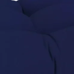 Kirklands Home Outdoor Cushions & Pillows|Navy Tufted Canvas Outdoor Bench Cushion Blue