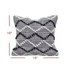Kirklands Home Outdoor Cushions & Pillows|Navy Waves Outdoor Pillow