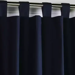 Kirklands Home Curtains & Drapes|Navy Weathermate Blackout Curtain Panel, 54 in. Blue