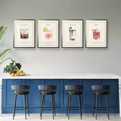 Kirklands Home Framed Art|Negroni Framed Art Print Purple