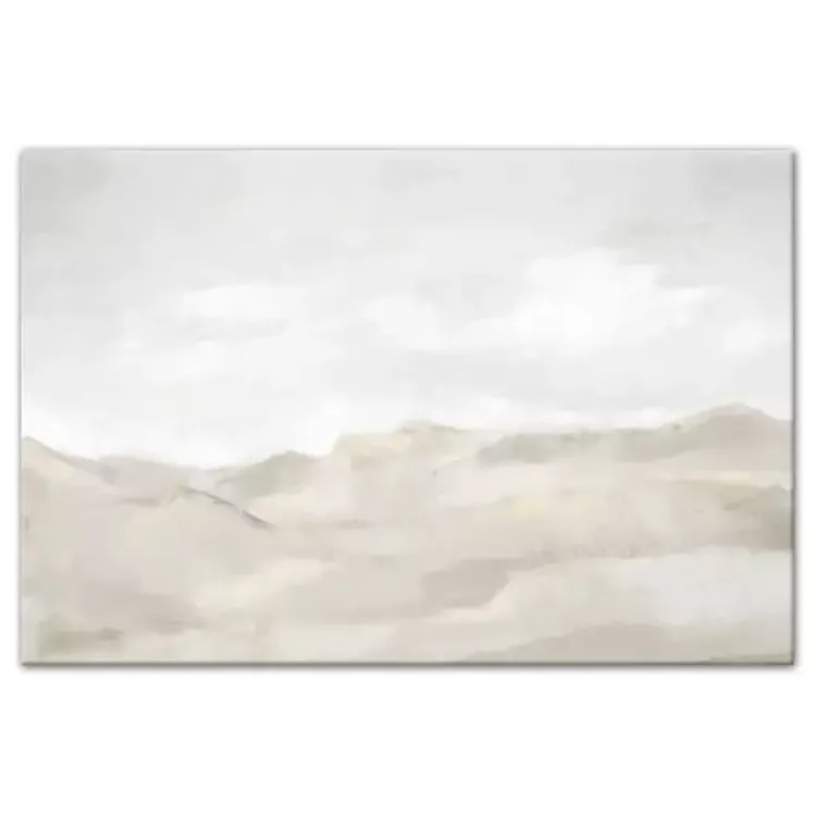 Kirklands Home Canvas Art|Neutral Abstract Canvas Art Print, 48x32 in. Gray