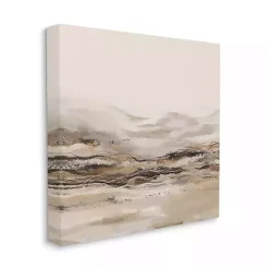 Kirklands Home Canvas Art|Neutral Abstract Mountains Canvas Art Print