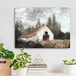 Neutral Barn Canvas Art Print, 24x18 in. Fall