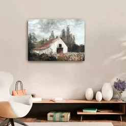 Neutral Barn Canvas Art Print, 32x24 in. Fall