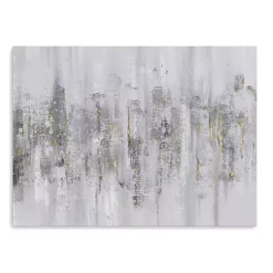 Kirklands Home Canvas Art|Neutral Columns Canvas Art Print Gray