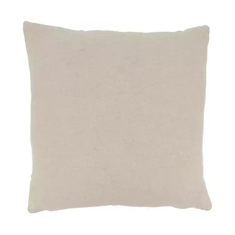 Hot Neutral Embroidered Shell Throw Pillow Pillows