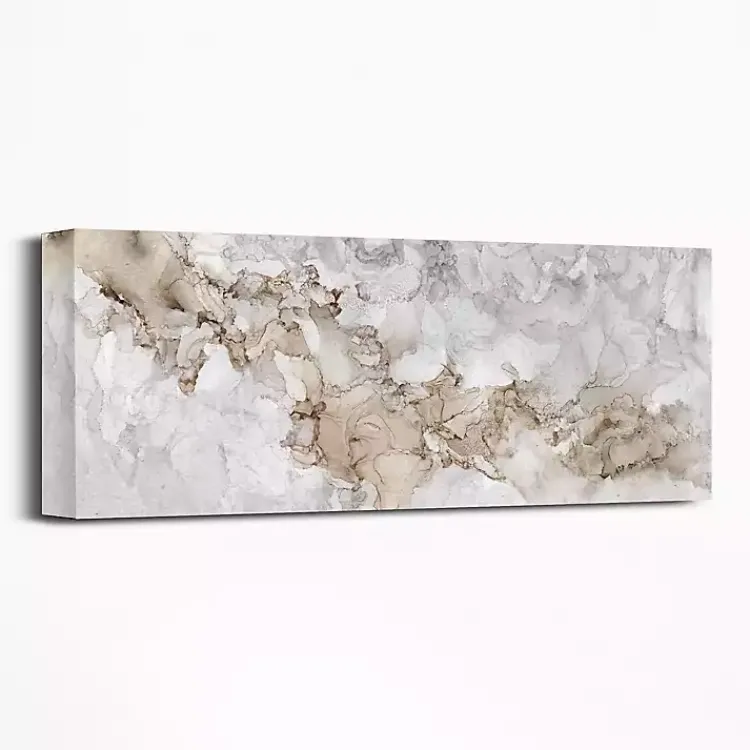 Kirklands Home Canvas Art|Neutral Gray Beauty Panel Giclee Canvas Art Print