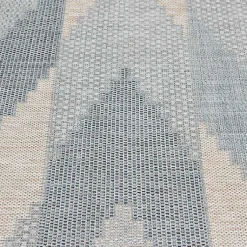 Kirklands Home Outdoor Rugs|Neutral Melbourne Indoor/Outdoor Area Rug, 5x7 Gray