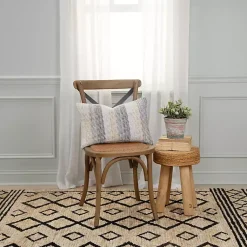 New Neutral Ombre Stripe Throw Pillow Pillows