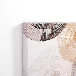 Kirklands Home Canvas Art|Neutral Orbit Abstract Canvas Art Print