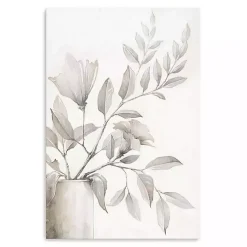 Kirklands Home Canvas Art|Neutral Potted Plant Canvas Art Print