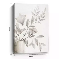 Kirklands Home Canvas Art|Neutral Potted Plant Canvas Art Print