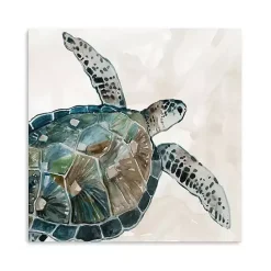 Kirklands Home Canvas Art|Neutral Sea Turtle I Giclee Canvas Art Print