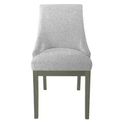 Kirklands Home Dining Chairs|Neutral Upholstered Barrel Dining Chair Multi