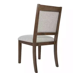 Kirklands Home Dining Chairs|Neutral Upholstered Wood Frame Chairs, Set of 2 Multi