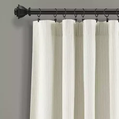 Kirklands Home Curtains & Drapes|Neutral Vintage Stripe Curtain Panel Set, 84 in.