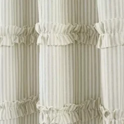 Kirklands Home Curtains & Drapes|Neutral Vintage Stripe Curtain Panel Set, 84 in.