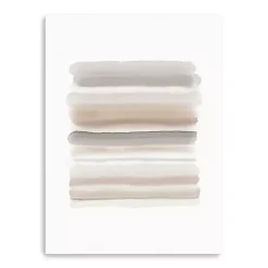 Kirklands Home Canvas Art|Neutral Watercolor Stripes Canvas Art Print