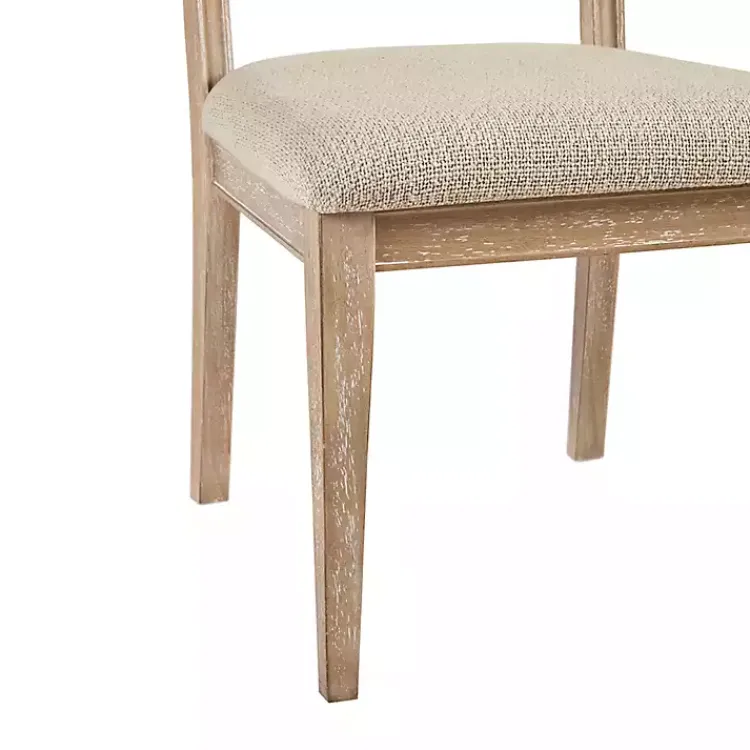 Kirklands Home Dining Chairs|Neutral Woven Back Dining Chairs, Set of 2 Tan