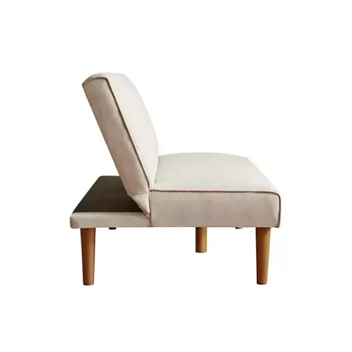 Kirklands Home Sofas & Loveseats|Neutral Woven Channel Convertible Sofa Tan