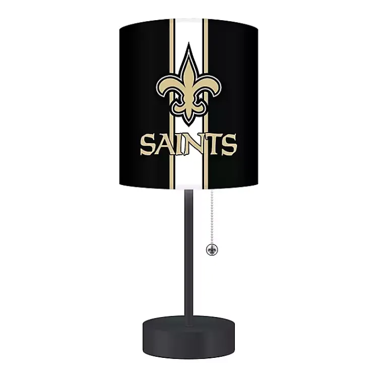 Kirklands Home Table Lamps|New Orleans Saints Charging Table Lamp