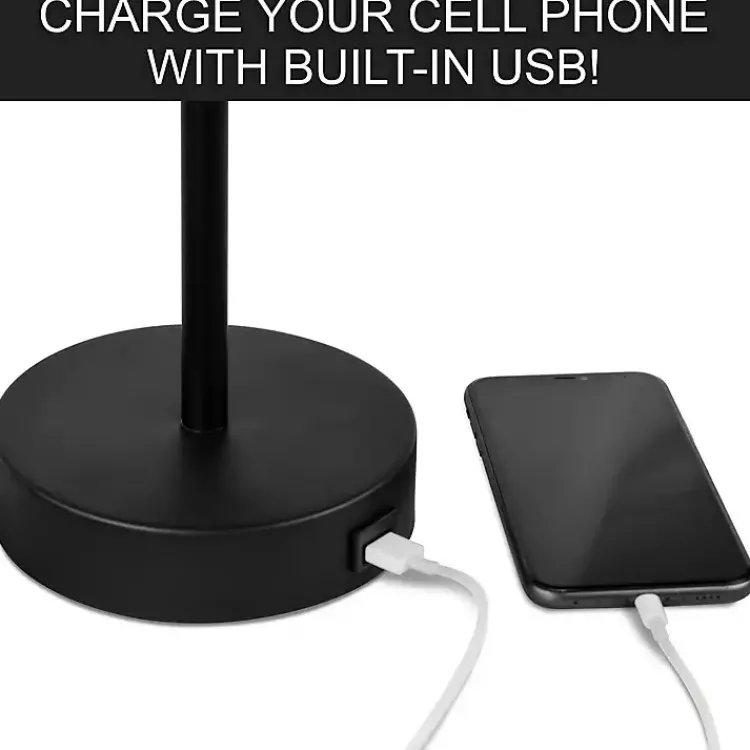 Kirklands Home Table Lamps|New Orleans Saints Charging Table Lamp