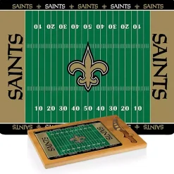 Kirklands Home Serving & Entertaining|New Orleans Saints Cutting Board & Knife Set