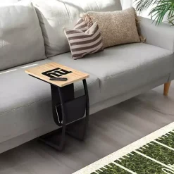 Kirklands Home Accent & End Tables|New York Giants Wood C-Table Tan