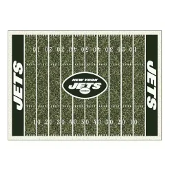 Kirklands Home Area Rugs|New York Jets Home Field Area Rug, 6x8 Green