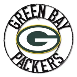 Kirklands Home Wall Plaques|NFL Green Bay Packers Wrought Iron Wall Plaque