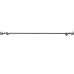 Kirklands Home Curtain Rods & Hardware|Nickel Blackout Extendable Curtain Rod, 72 in.