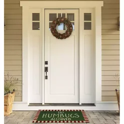 Online No Humbugs Doormat Outdoor Christmas Decorations