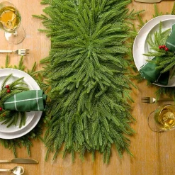 Norfolk Pine Table Topper Christmas Dining & Entertaining