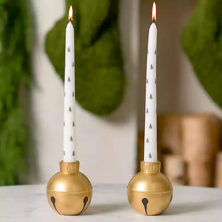 New Norfolk Trees Taper Candles, Set of 2 Candles