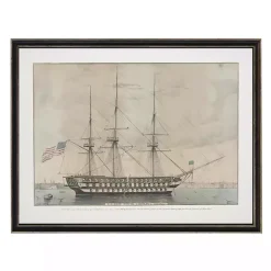 Kirklands Home Framed Art|North Carolina United States Ship Framed Art Print