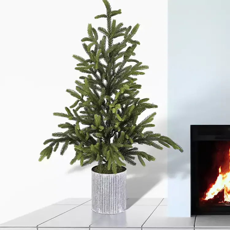 Online Norway Spruce Potted Christmas Tree Christmas Arrangements & Garland