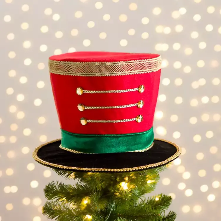Sale Nutcracker Hat Christmas Tree Topper Christmas Tree Decorations