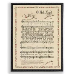 Discount O Holy Night Christmas Hymn Wall Plaque Christmas Art & Wall Decor