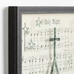 Sale O Holy Night Hymnal Framed Wall Plaque Christmas Art & Wall Decor