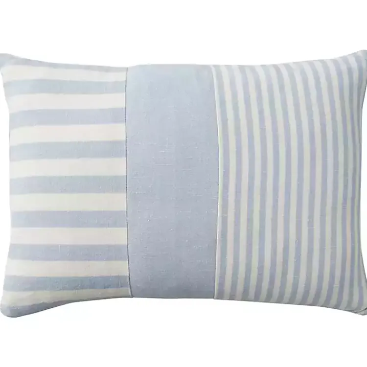 Discount Ocean Asymmetrical Stripes Lumbar Pillow Pillows