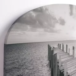 Kirklands Home Canvas Art|Ocean Dock Arched Canvas Art Print