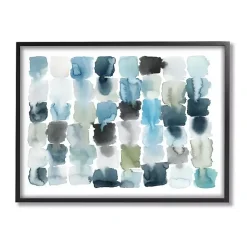 Kirklands Home Framed Art|Ocean Inspired Abstract Tiles Framed Art Print