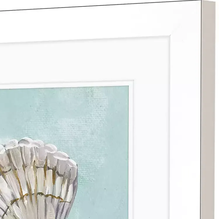 Kirklands Home Framed Art|Ocean Seashells II Framed Art Prints, Set of 2
