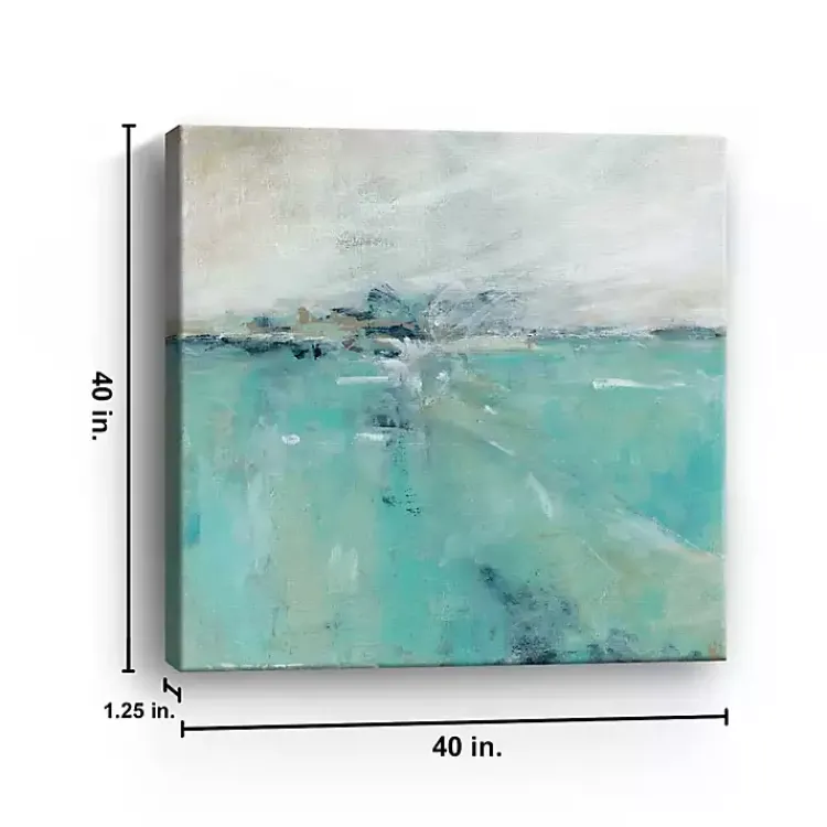 Kirklands Home Canvas Art|Ocean's Expanse Giclee Canvas Art Print Blue